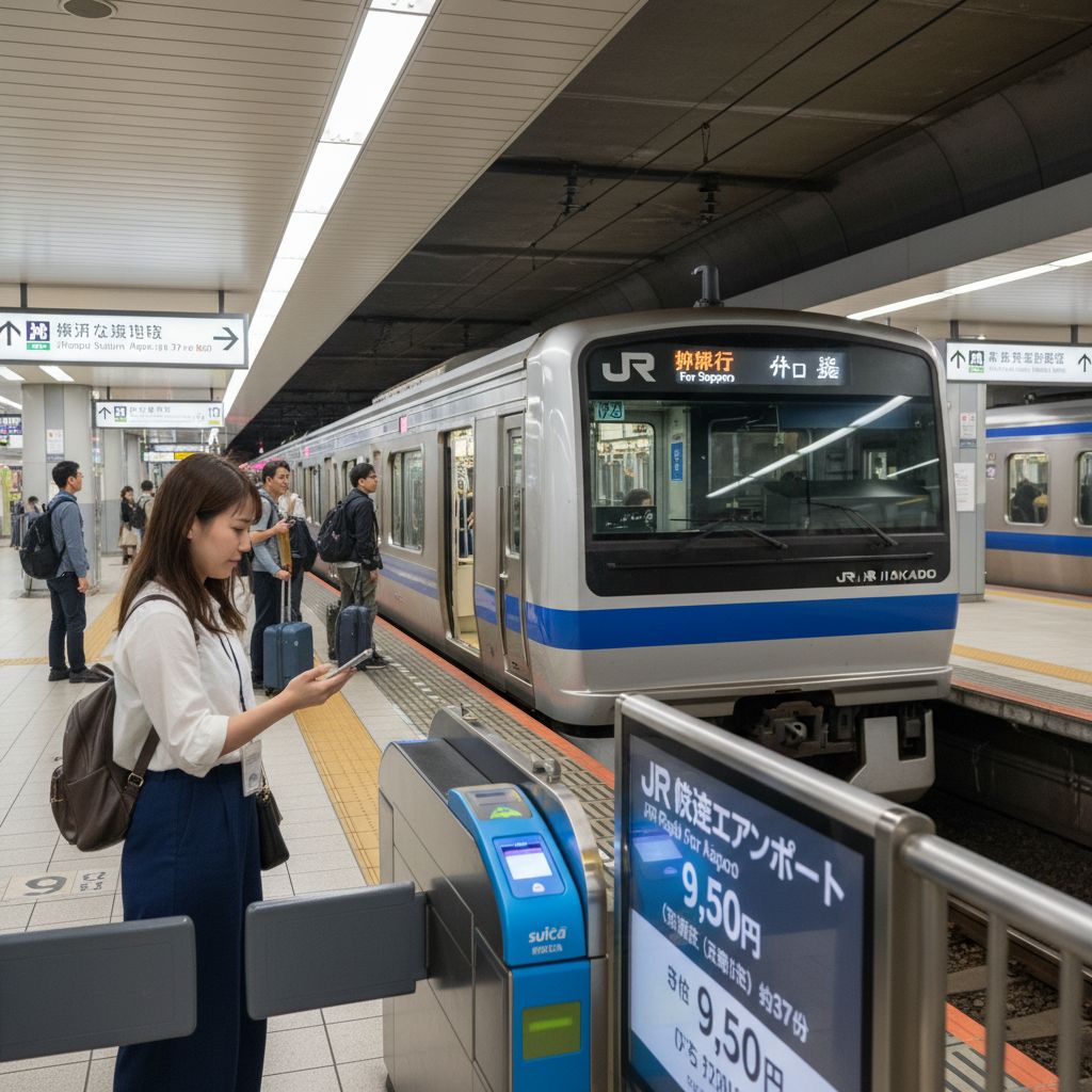 移動（新千歳空港→札幌）