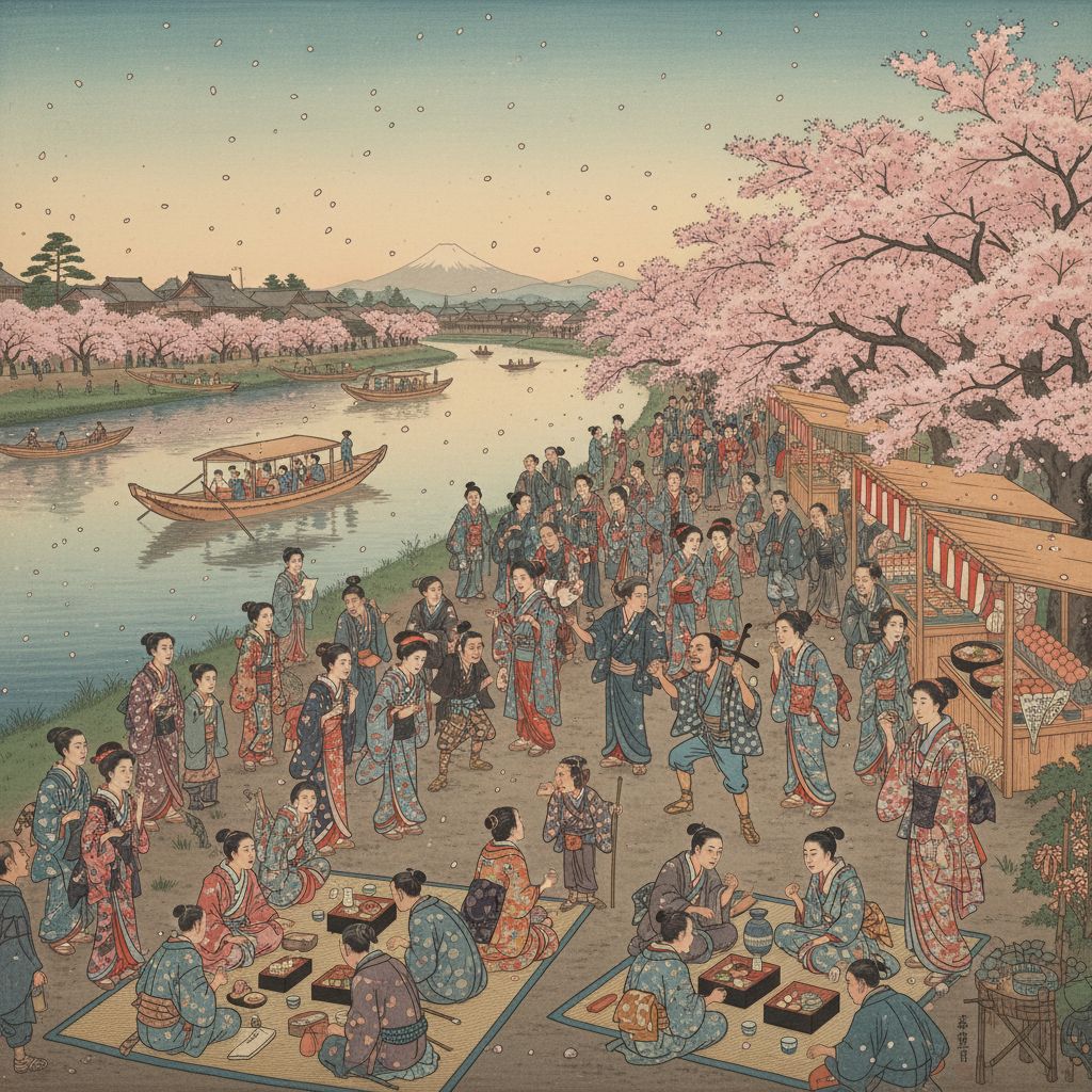 江戸時代の花見文化