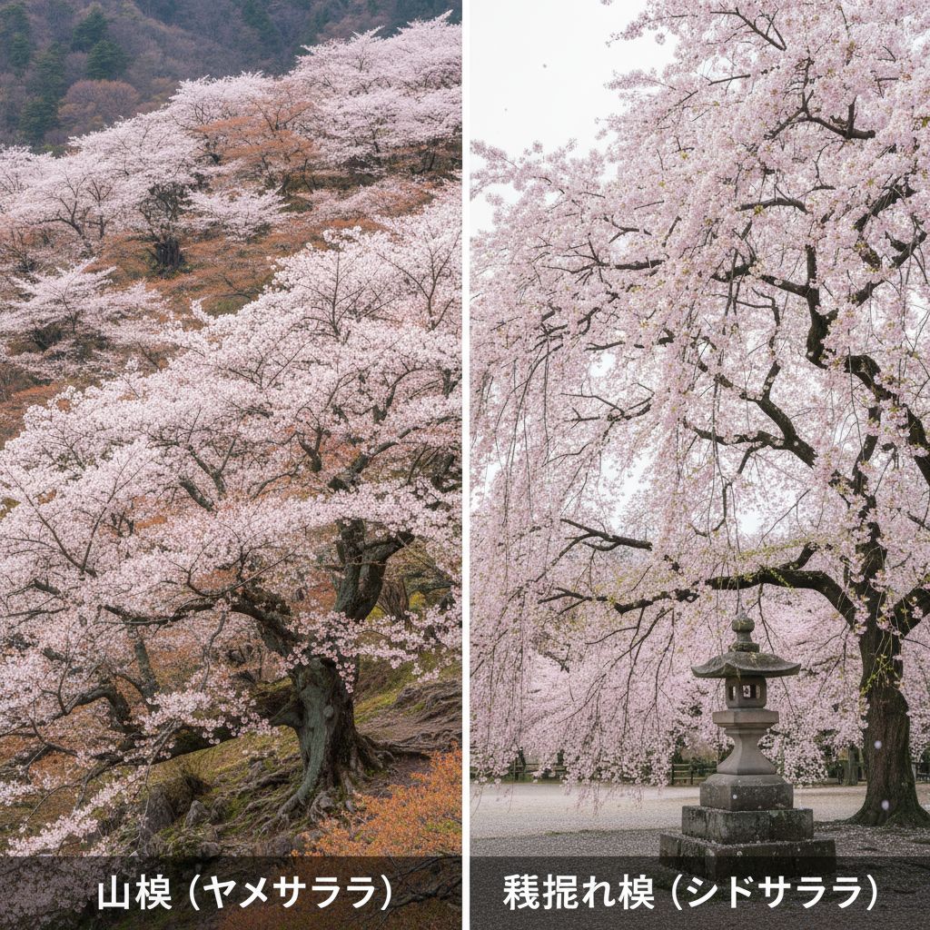 山桜・枝垂れ桜